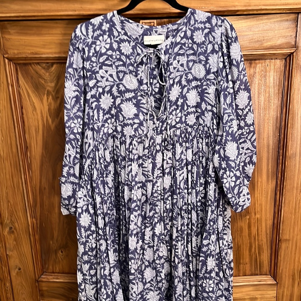 Tissue cotton midi dresd